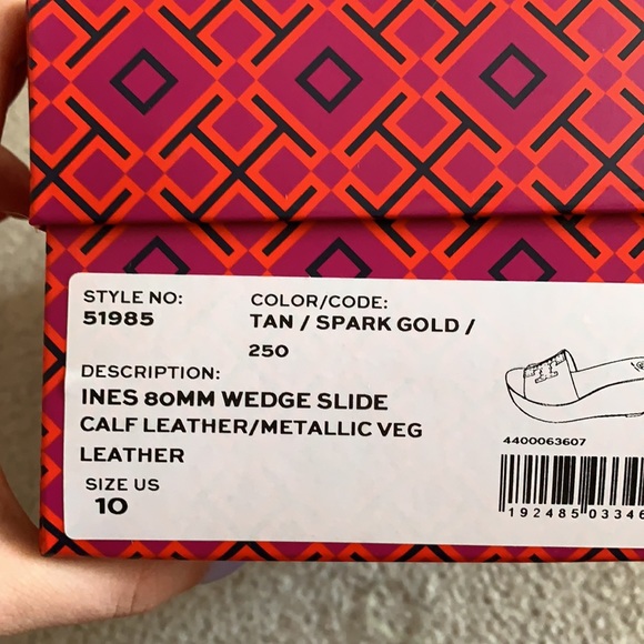 Tory Burch 80mm Ines Wedge Slide Sandal - Picture 7 of 9